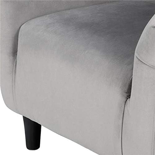 Yaheetech Barrel chairs, Furry Accent chairs, Sherpa Cozy Modern with Soft Padded Armrest, Fuzzy Club chair for Living room Bedroom Waiting room Office Ivory, Set of 2