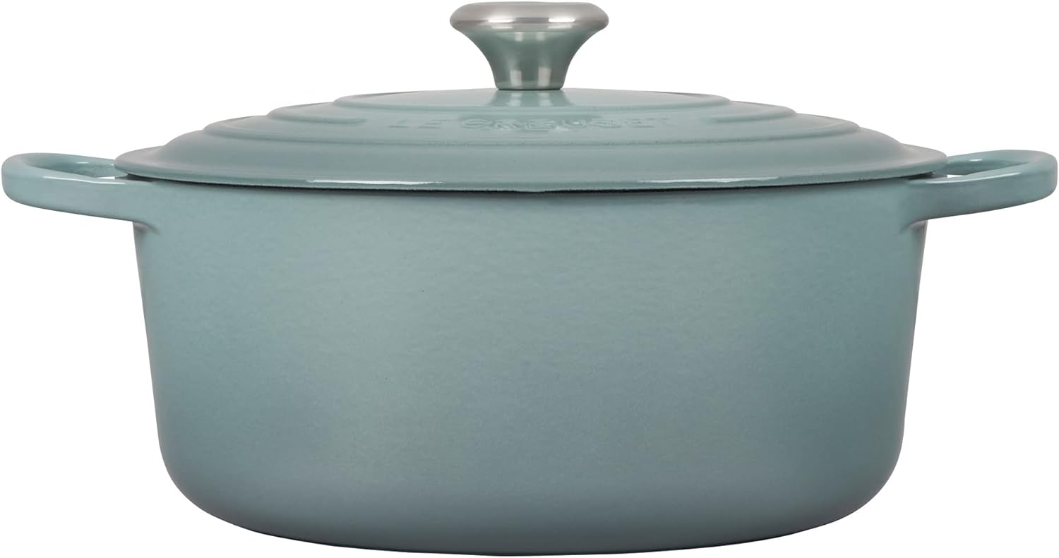 Le Creuset Enameled Cast Iron Signature Round Dutch Oven, 7.25 qt., Marseille