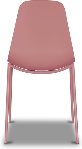 POLY & BARK Isla Chair, Set of 4, Blush Pink