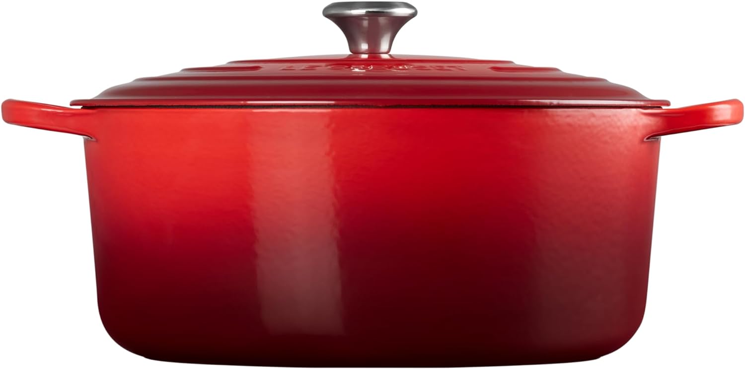 Le Creuset Enameled Cast Iron Signature Round Dutch Oven, 7.25 qt., Marseille