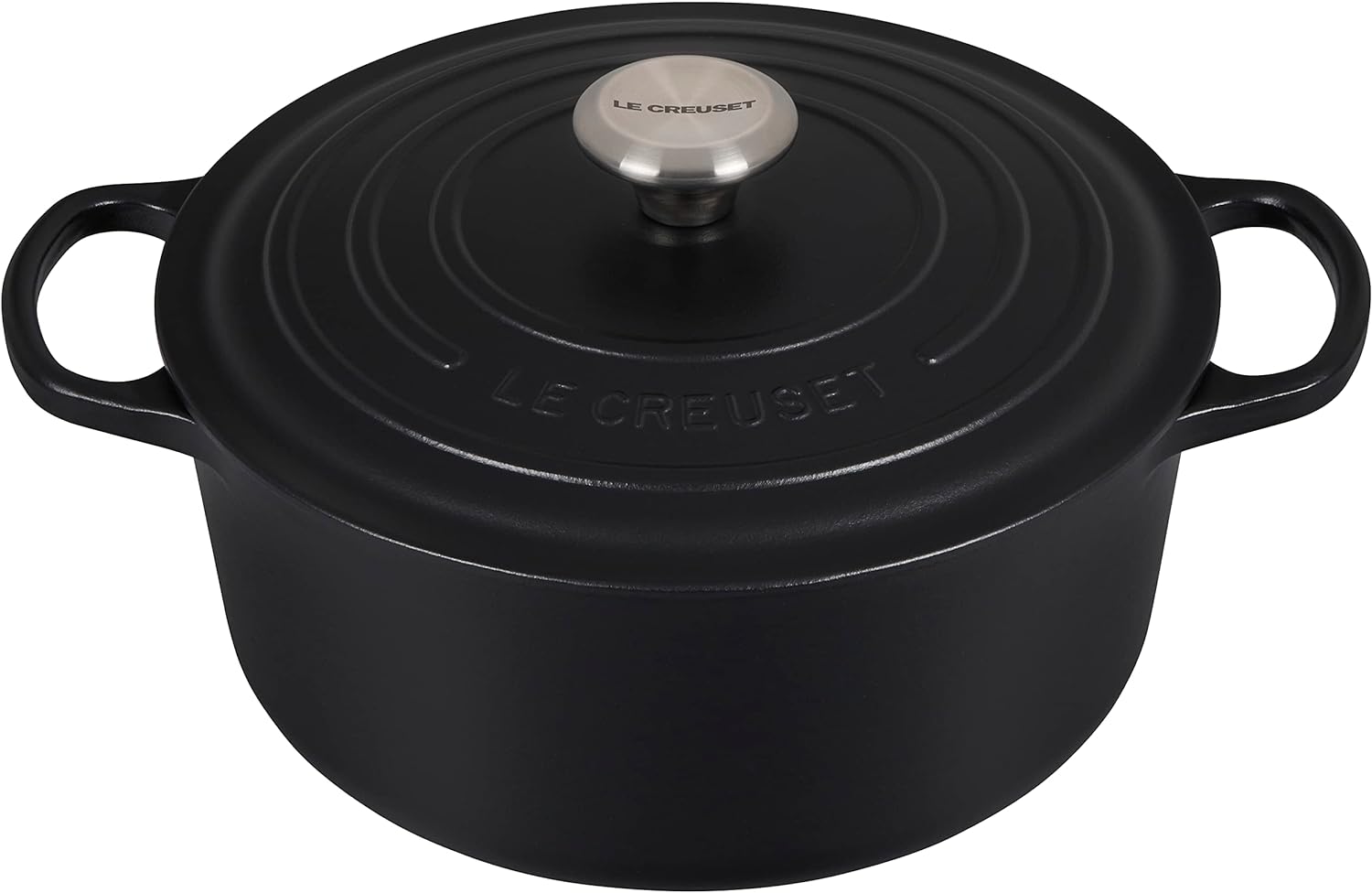 Le Creuset Enameled Cast Iron Signature Round Dutch Oven, 7.25 qt., Marseille