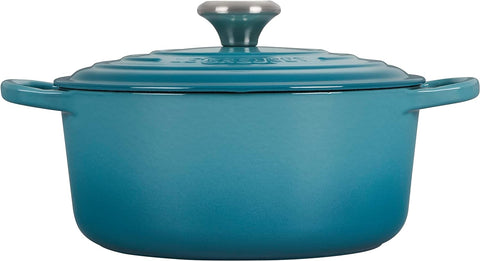 Le Creuset Enameled Cast Iron Signature Round Dutch Oven, 7.25 qt., Marseille