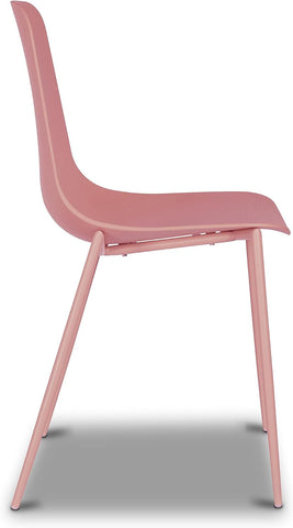 POLY & BARK Isla Chair, Set of 4, Blush Pink