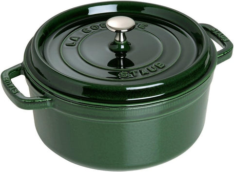 Staub Cast Iron 7-qt Round Cocotte - Cherry, Made in France