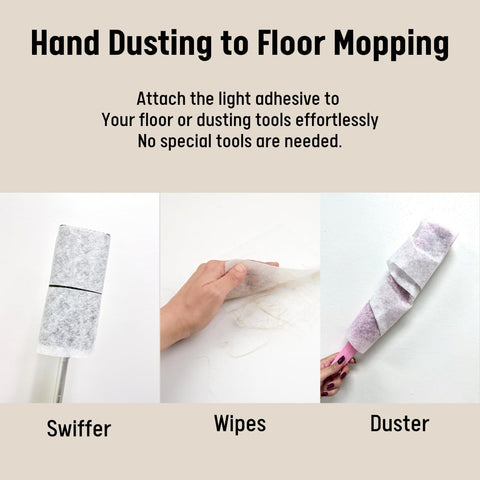 Well Cleaner - Dust Removal Sheet 70 sheets 5.1" x 5.5" each, double-sided, cleaning a breeze, easy sweep of floors, effectively trapping dust, dirt, fur, and hair on both dry and wet surfaces Sticky