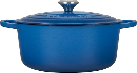 Le Creuset Enameled Cast Iron Signature Round Dutch Oven, 7.25 qt., Marseille