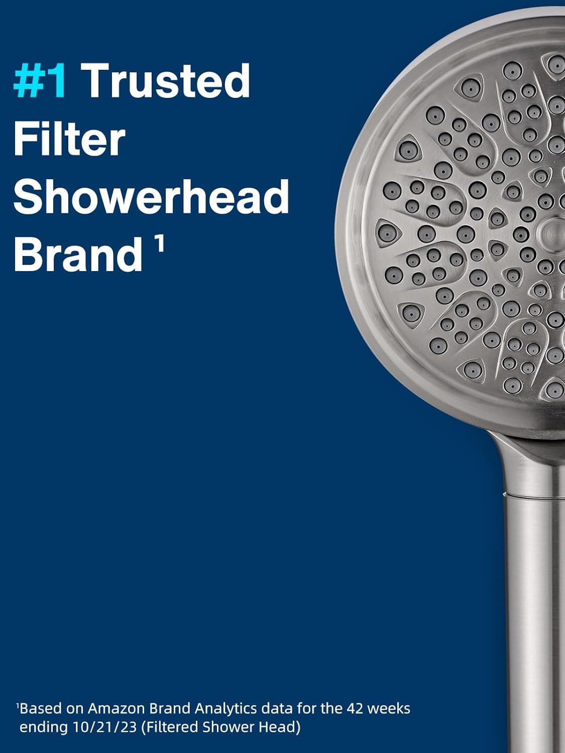 Cobbe Filtered Shower Head with Handheld, High Pressure 6 Spray Mode Showerhead with Filters, Water Softener Filters Beads for Hard Water - Remove Chlorine - Reduces Dry Itchy Skin, Matte Black