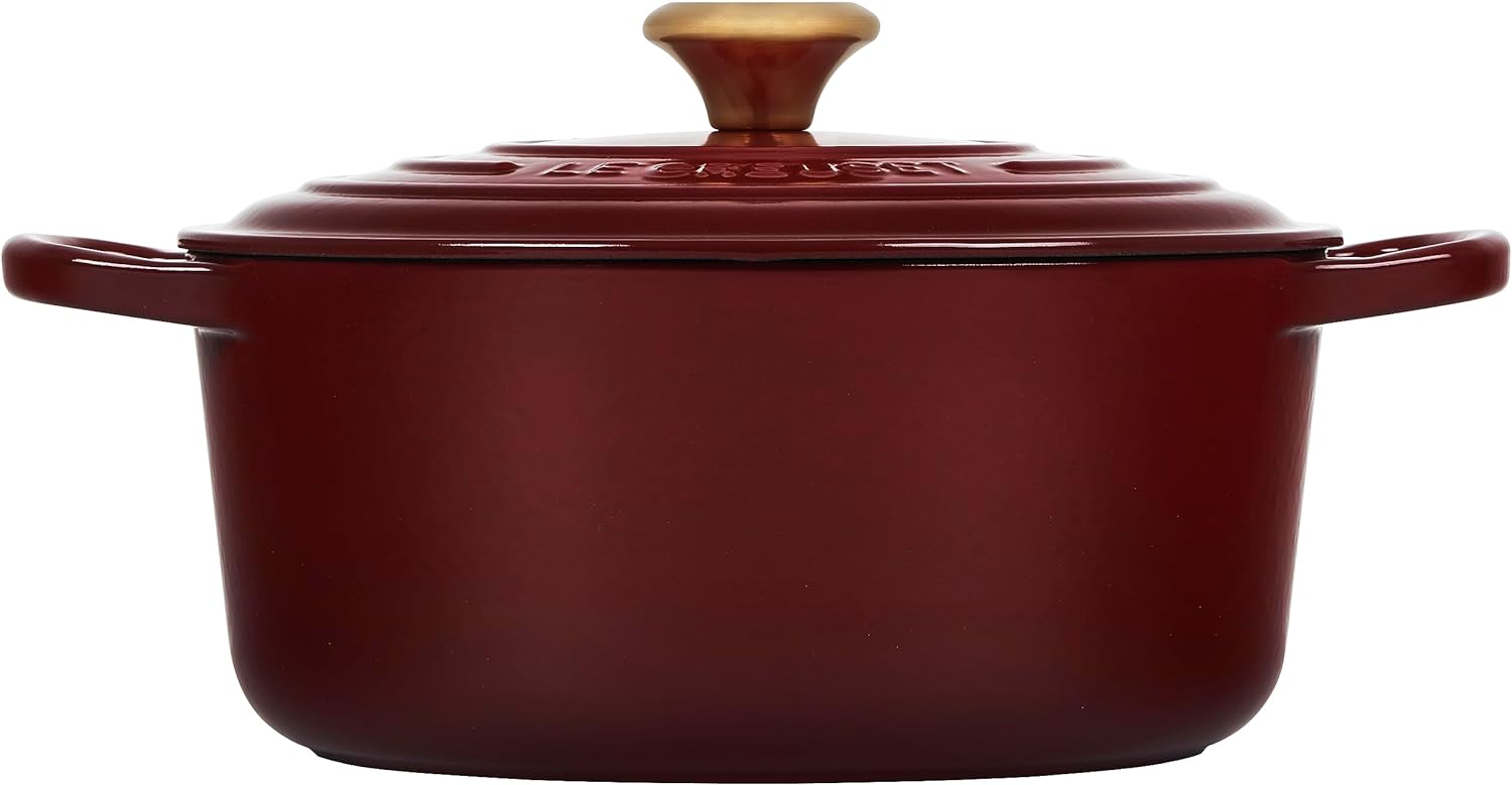 Le Creuset Enameled Cast Iron Signature Round Dutch Oven, 7.25 qt., Marseille