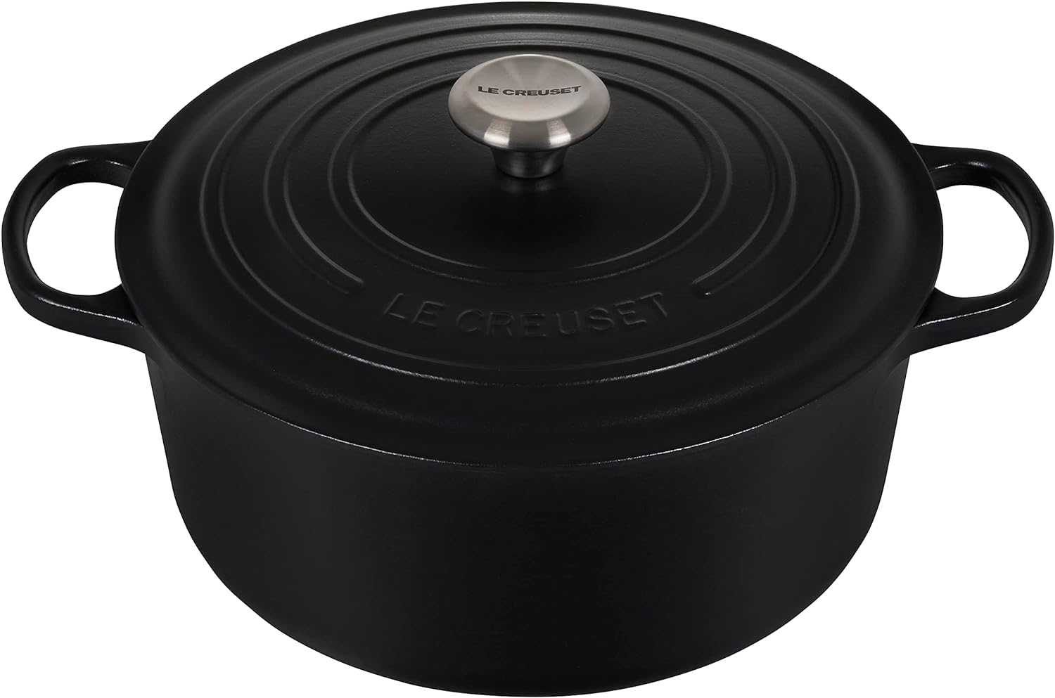 Le Creuset Enameled Cast Iron Signature Round Dutch Oven, 7.25 qt., Marseille