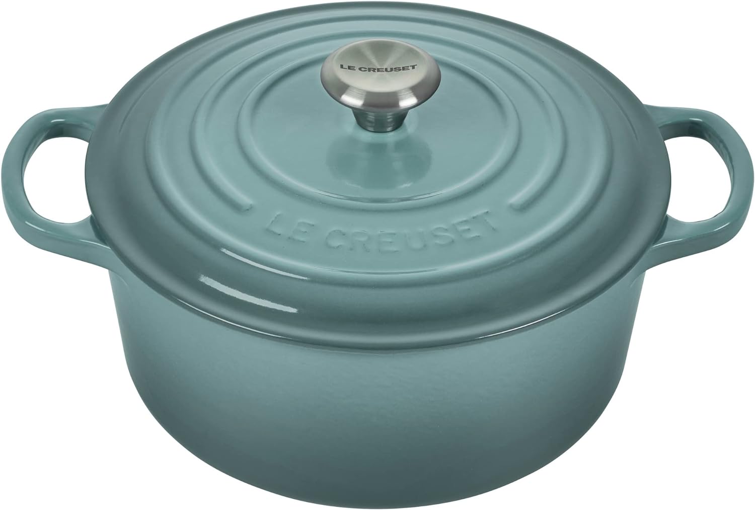 Le Creuset Enameled Cast Iron Signature Round Dutch Oven, 7.25 qt., Marseille