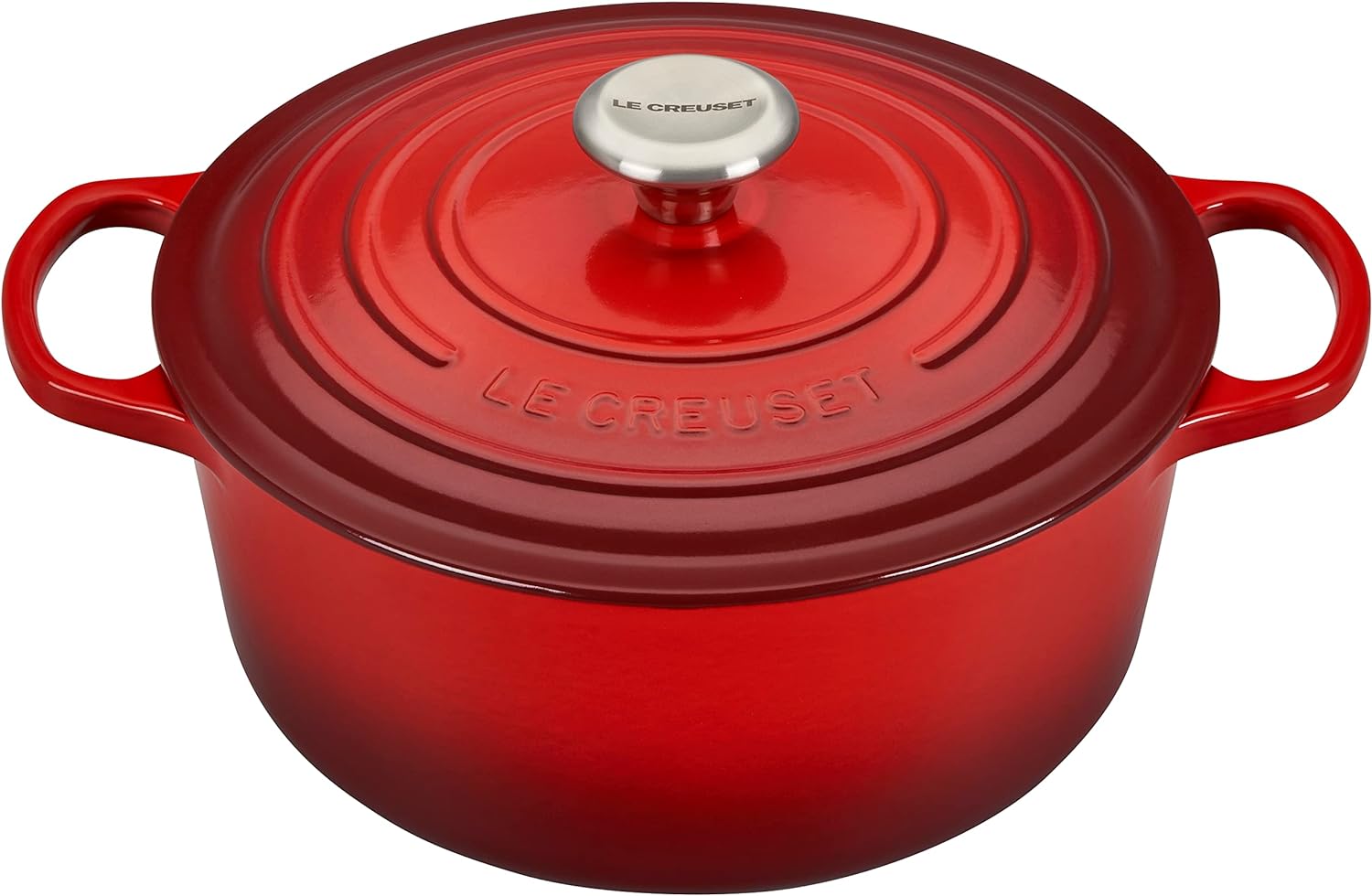 Le Creuset Enameled Cast Iron Signature Round Dutch Oven, 7.25 qt., Marseille