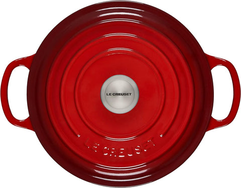 Le Creuset Enameled Cast Iron Signature Round Dutch Oven, 7.25 qt., Marseille