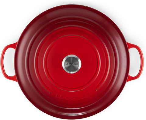 Le Creuset Enameled Cast Iron Signature Round Dutch Oven, 7.25 qt., Marseille