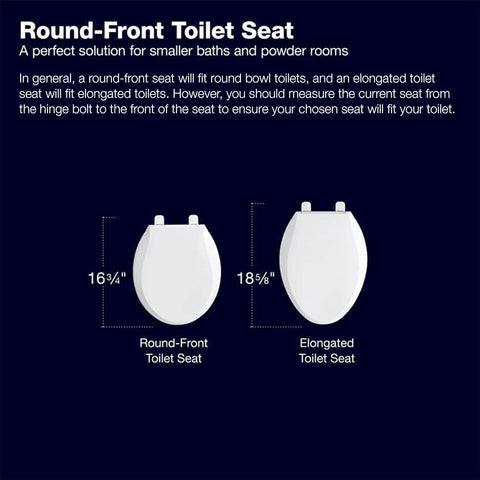 KOHLER 4636-RL-0 Cachet ReadyLatch Elongated Toilet Seat, Quiet-Close Lid and Seat, Countoured Seat, Grip-Tight Bumpers and Installation Hardware, White