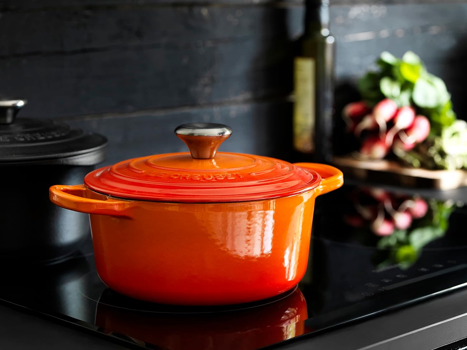 Le Creuset Enameled Cast Iron Signature Round Dutch Oven, 7.25 qt., Marseille