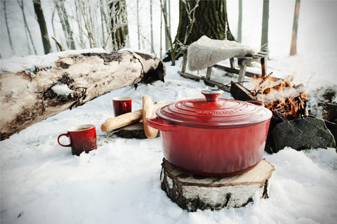 Le Creuset Enameled Cast Iron Signature Round Dutch Oven, 7.25 qt., Marseille