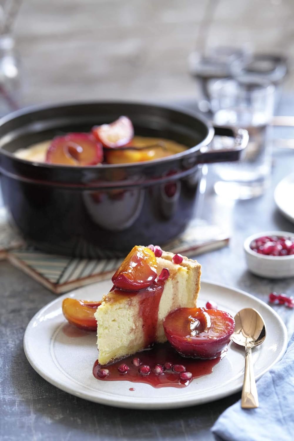 Staub Cast Iron 7-qt Round Cocotte - Cherry, Made in France