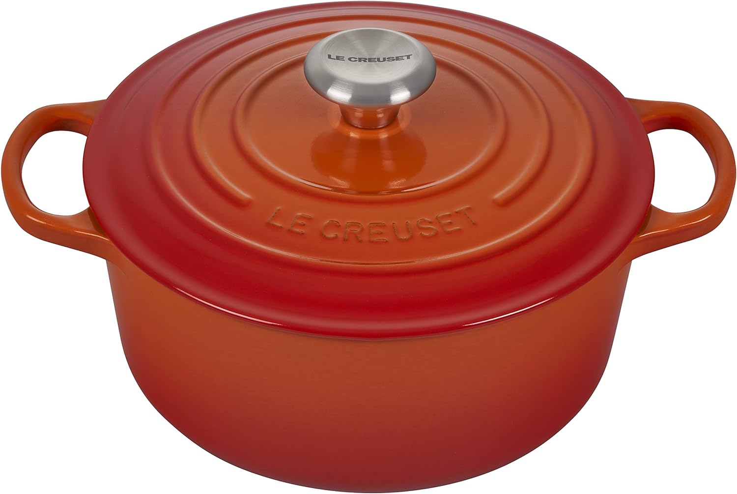 Le Creuset Enameled Cast Iron Signature Round Dutch Oven, 7.25 qt., Marseille