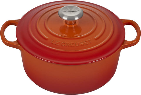 Le Creuset Enameled Cast Iron Signature Round Dutch Oven, 7.25 qt., Marseille