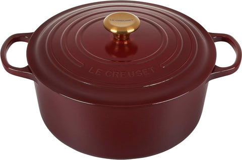 Le Creuset Enameled Cast Iron Signature Round Dutch Oven, 7.25 qt., Marseille