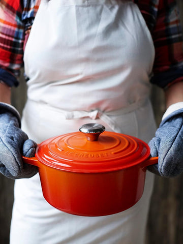 Le Creuset Enameled Cast Iron Signature Round Dutch Oven, 7.25 qt., Marseille