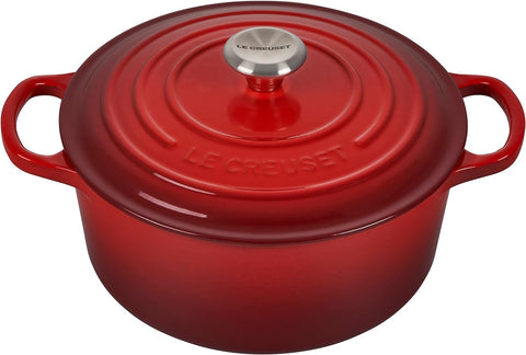 Le Creuset Enameled Cast Iron Signature Round Dutch Oven, 7.25 qt., Marseille