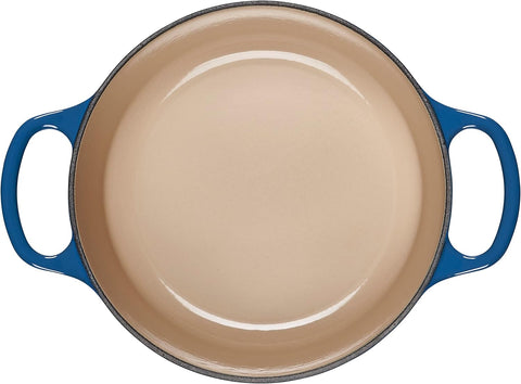 Le Creuset Enameled Cast Iron Signature Round Dutch Oven, 7.25 qt., Marseille