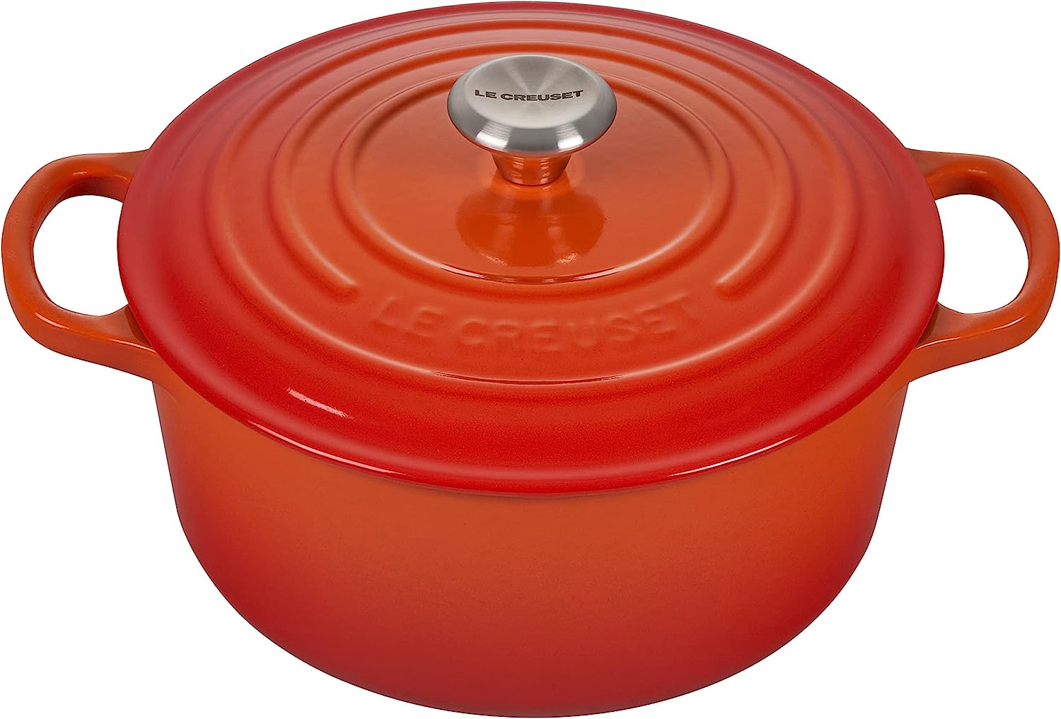 Le Creuset Enameled Cast Iron Signature Round Dutch Oven, 7.25 qt., Marseille