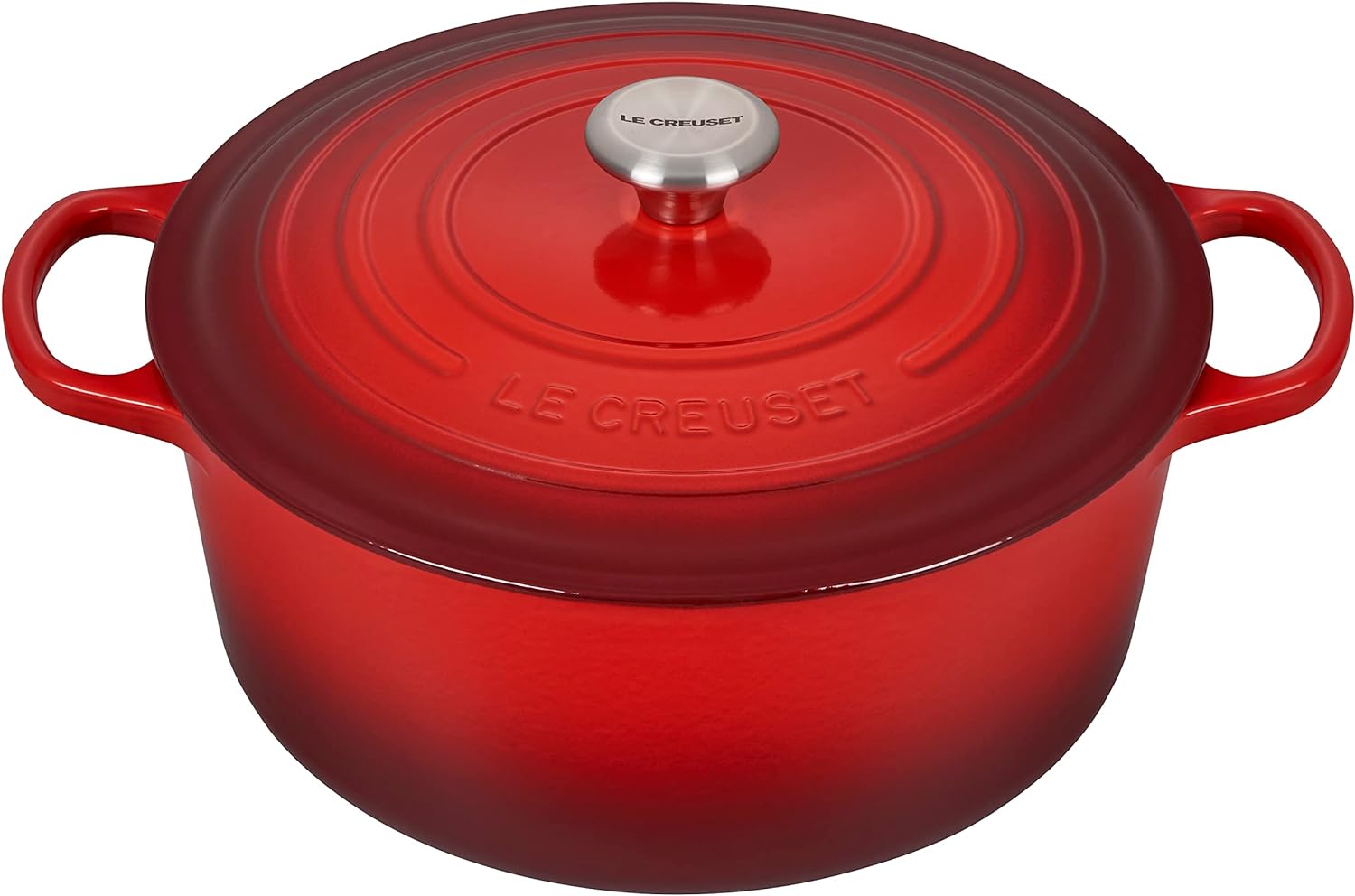 Le Creuset Enameled Cast Iron Signature Round Dutch Oven, 7.25 qt., Marseille