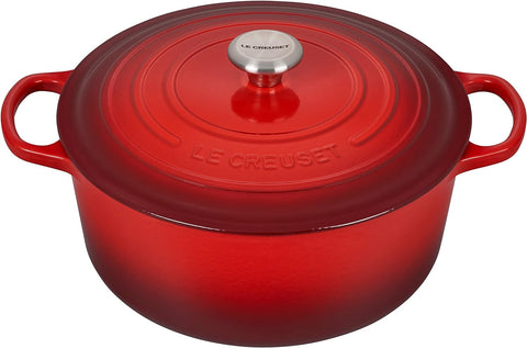 Le Creuset Enameled Cast Iron Signature Round Dutch Oven, 7.25 qt., Marseille