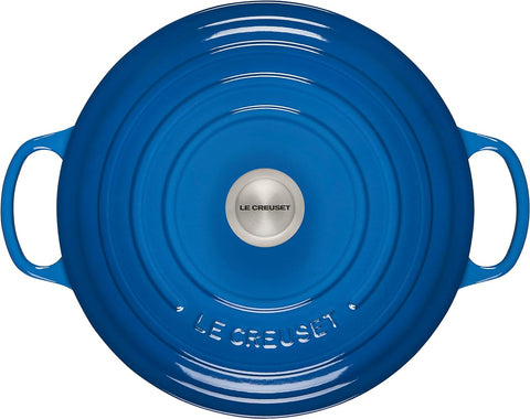 Le Creuset Enameled Cast Iron Signature Round Dutch Oven, 7.25 qt., Marseille