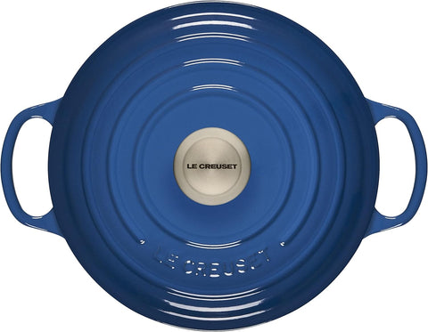 Le Creuset Enameled Cast Iron Signature Round Dutch Oven, 7.25 qt., Marseille