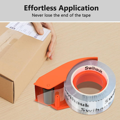 1.88 in x 66.6 YDs Clear Heavy Duty Packing Tape with Dispenser, Strong & Durable Shipping Tape, Packaging Tape, Packing Tape Dispenser Gun for Packing Boxes, Moving Supplies, Shipping and Mailing