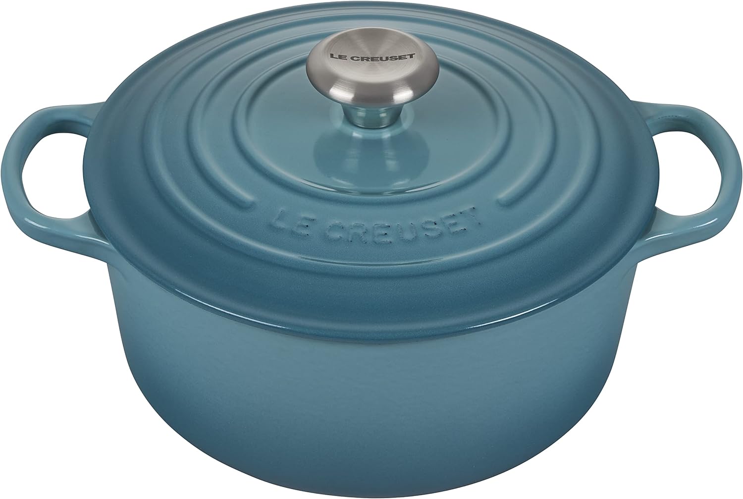 Le Creuset Enameled Cast Iron Signature Round Dutch Oven, 7.25 qt., Marseille