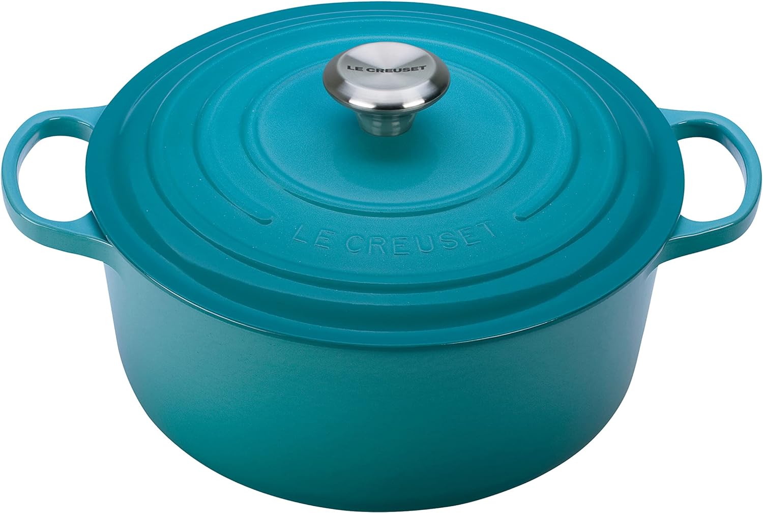 Le Creuset Enameled Cast Iron Signature Round Dutch Oven, 7.25 qt., Marseille