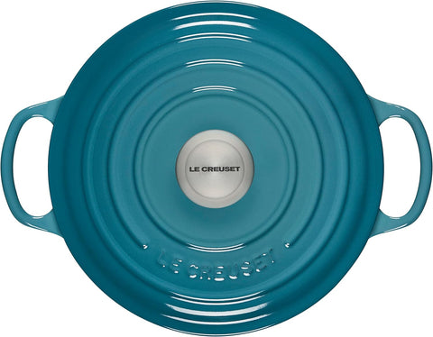 Le Creuset Enameled Cast Iron Signature Round Dutch Oven, 7.25 qt., Marseille