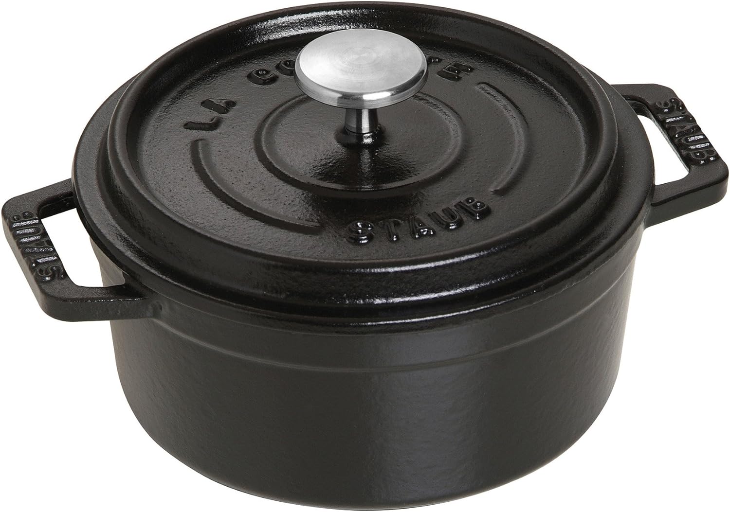 Staub Cast Iron 7-qt Round Cocotte - Cherry, Made in France