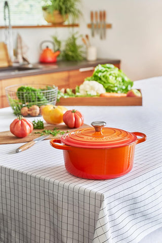 Le Creuset Enameled Cast Iron Signature Round Dutch Oven, 7.25 qt., Marseille