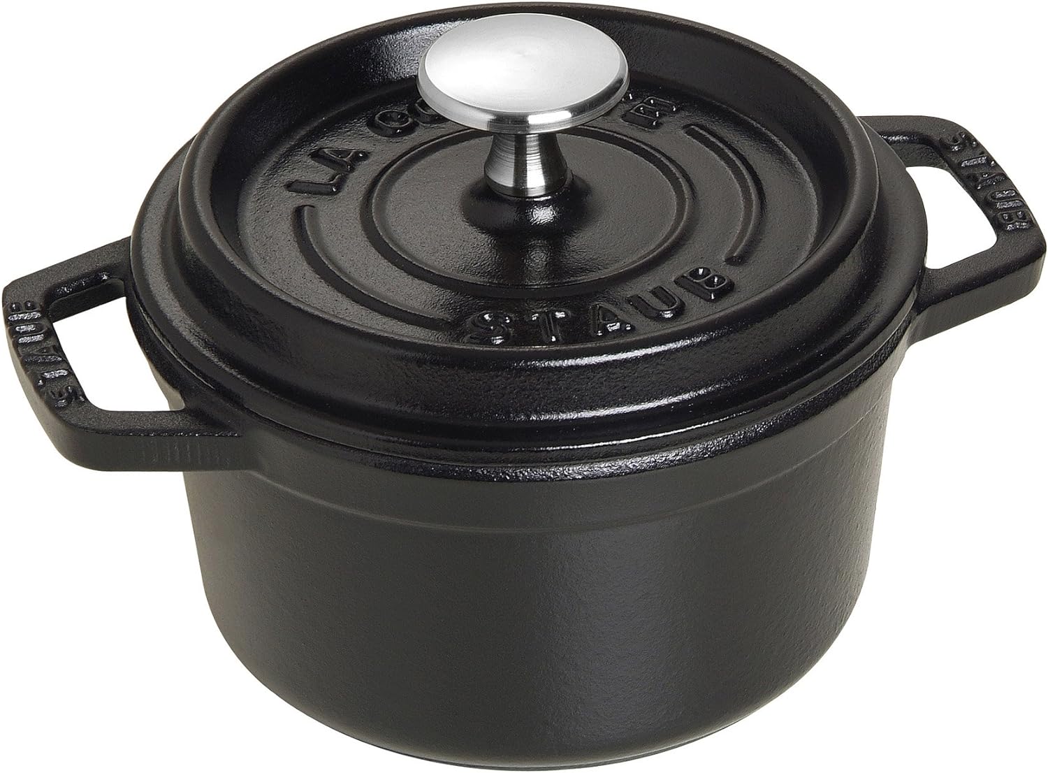 Staub Cast Iron 7-qt Round Cocotte - Cherry, Made in France