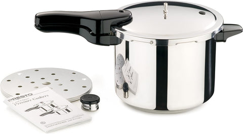 Presto 01341 4-Quart Stainless Steel Pressure Cooker