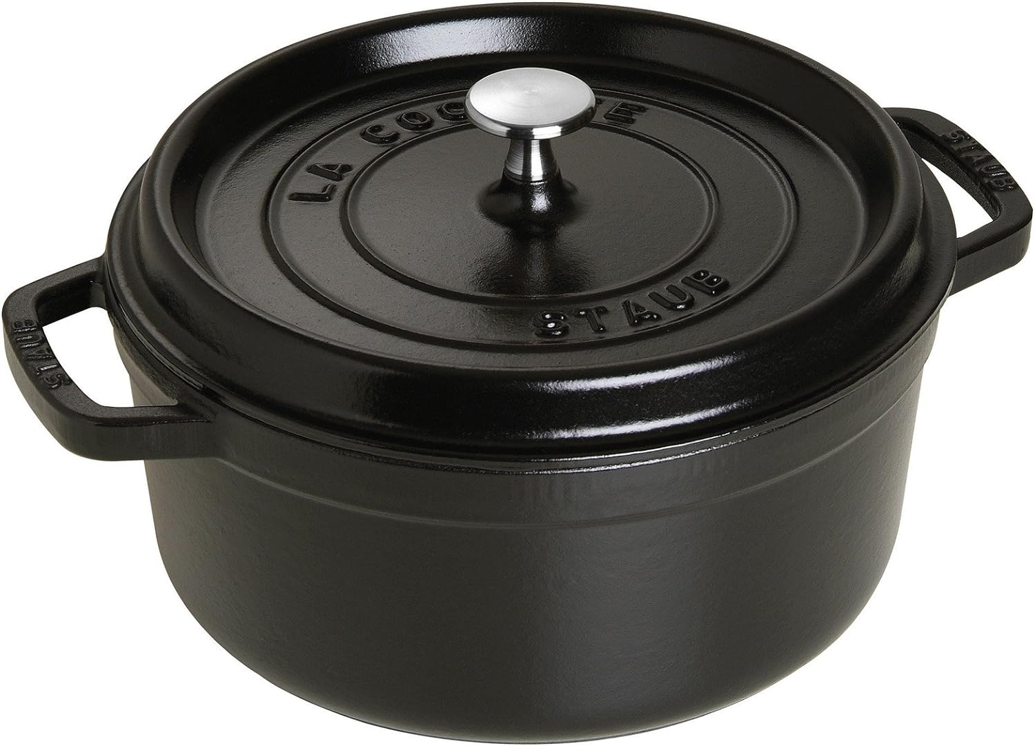 Staub Cast Iron 7-qt Round Cocotte - Cherry, Made in France