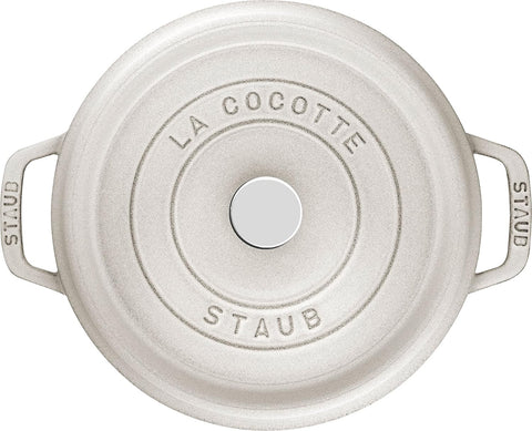 Staub Cast Iron 7-qt Round Cocotte - Cherry, Made in France